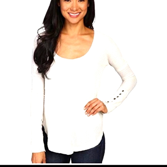 Lucky Brand Tops - Lucky Brand Waffle Knit Long Sleeves Top💜